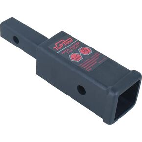 TOPTOW 64408 Trailer Hitch Receiver Adapter 1-1/4" to 2", Extender to 6-1/2" Extension Length