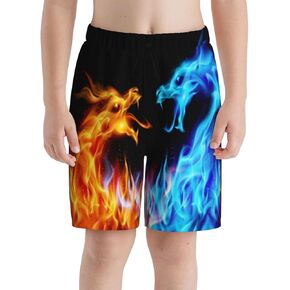 Sweet Donut Boys Swim Trunks with Compression Liner Bathing Suits Quick Dry Beach Boards Shorts Kids Youth Teen