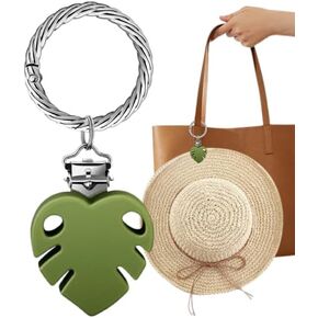 Hat Clip for Travel on Bag Backpack, Hat Holder Travel Accessories for Women Hat Clip for Hanging Sun Hats,Sunglasses,Car Keys- Travel Essentials Gifts for Women Mom Wife Girlfriend