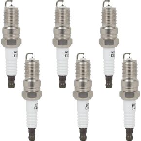 ECCPP Platinum Iridium Spark Plugs 90813 for Mazda 6 2003-2005,B3000 2003-2003,B4000 1994-1996,MPV 2002-2006,Navajo 1991-1994,Tribute 2001-2006/2008,3.0L 4.0L pack of 6
