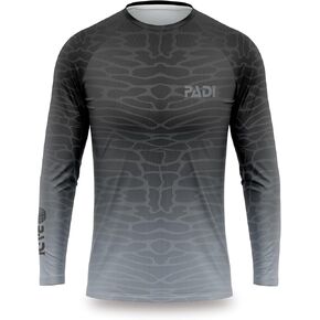 Padi Limited Edition, Recycled Plastic Unisex Tiger Shark Rash Guard