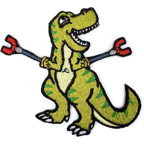 Unstoppable T Rex Dinosaur Patch - Hook and Loop Tactical Morale Patch