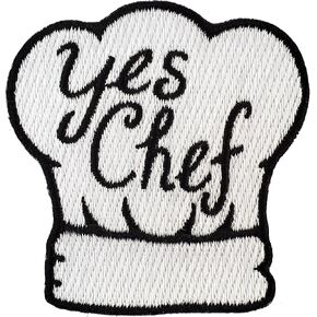 Yes Chef Patch - Iron On Embroidered Patch