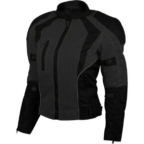 Vance Advance Womens All Weather Season CE Armor Mesh Motorcycle Biker Riding Jacket in Kuwait