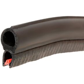 Vertical Bulb Trim Seal Bulb Height: 45/64" Edge thickness: 1/64" to 9/64" (10 Feet)