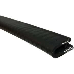 Edge Trim – Flexible, PVC Plastic Edge Protector for Sharp and Rough Surfaces – Fits 1/16" Edge, 9/16" Leg Length, Single Gripping Finger (5 Feet)