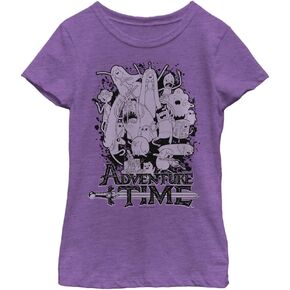 Adventure Time Kids' Group Splat T-Shirt