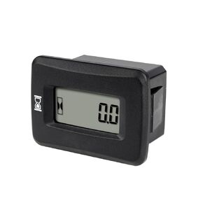 Runleader Digital LCD Hour Meter, AC/DC 5V to 277V,Maintenance Total Running Hours,Data Storage,Waterproof Design for Lawn Mower Generator Motorcycle Golf Cart Forklift Scrubber Machine.
