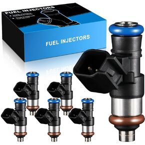 0280158191 Fuel Injectors Fit For:-Ford F150 Edge Explorer Flex for:-Mustang Police Interceptor Sedan Utility Transit 150/250/350 2011-2019, For:-Lincoln MKX 2011-2018, FJ1116 (Set of 6)