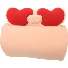 Pink Hand Warmer USB Electric Heating Pad 18X11.8 Inches Machine Washable 10W Heating Area Heated Pad Zippers Closure Three Levels Heating Controller Temperture Adjuster Auto Turn Off
