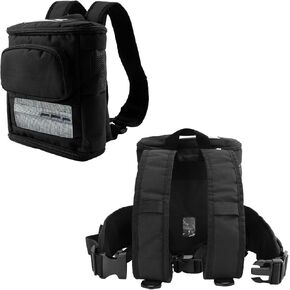 Lightweight Carrier for Inogen One G5 Oxygen Concentrator,Portable Oxygen Backpack with Adjustable Straps,Zippered Bottom for Oxygen Concentrator G5 Accessories,Water Resistant Oxygen Backpack(Black)