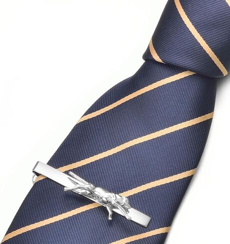 Animal Tie Clip for Men Unique Shark Owl Elephant Dolphin Fish Tie Bar Black Silver Gold Novelty Anniversary Jewelry Gift in Saudi Arabia