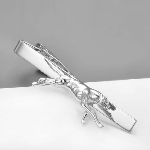 Animal Tie Clip for Men Unique Shark Owl Elephant Dolphin Fish Tie Bar Black Silver Gold Novelty Anniversary Jewelry Gift in Saudi Arabia