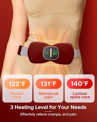 Heating Pads for Period Cramps, FSA HSA Eligible, Portable Cordless Menstrual Heating Pad, Period Pain Relief Heated Pad, Back or Belly Heating Belt, Christmas Birthday Gifts for Women, Girls in Saudi Arabia