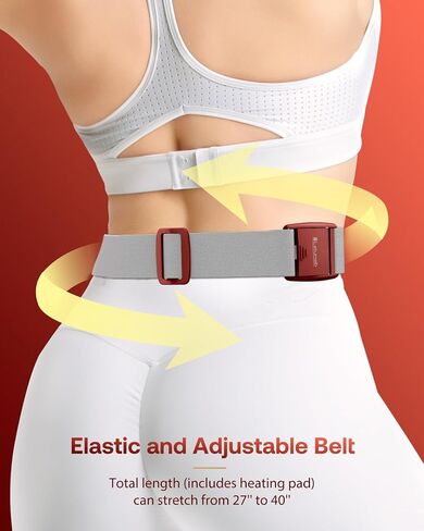 Heating Pads for Period Cramps, FSA HSA Eligible, Portable Cordless Menstrual Heating Pad, Period Pain Relief Heated Pad, Back or Belly Heating Belt, Christmas Birthday Gifts for Women, Girls in Saudi Arabia