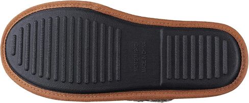 FOCO NCAA Men’s Sherpa Scuff Brown Moccasin Slippers – Ultra-Soft Plush Lining & Embroidered Team Logo – Officially Licensed NCAA Footwear for Ultimate Comfort & Team Spirit in Saudi Arabia