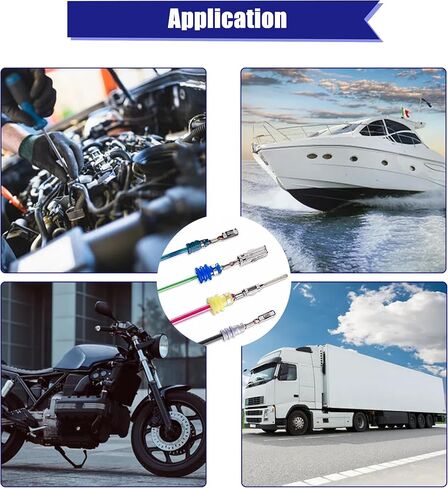 755 قطعة 21 نوع دبوس موصلات عدة، سلك كهربائي للسيارة دبابيس موصل طرفية 1/1.5/1.8/2.2/2.8/3.5 مم موصلات دبابيس السيارات إزالة الأسلاك قابس غير معزول ذكر أنثى تجعيد in Kuwait