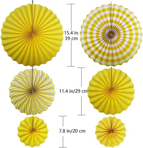 | Red Paper Fans Flower for Celebration/Wedding/Birthday/Carnival/Welcome Party Decorations,PureRed,Set of 12 in Saudi Arabia