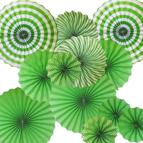 | Red Paper Fans Flower for Celebration/Wedding/Birthday/Carnival/Welcome Party Decorations,PureRed,Set of 12 in Saudi Arabia