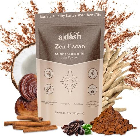 A Dash Better Brew Mushroom Coffee, No Caffeine Mushroom Coffee (Golden Immunity) in Saudi Arabia