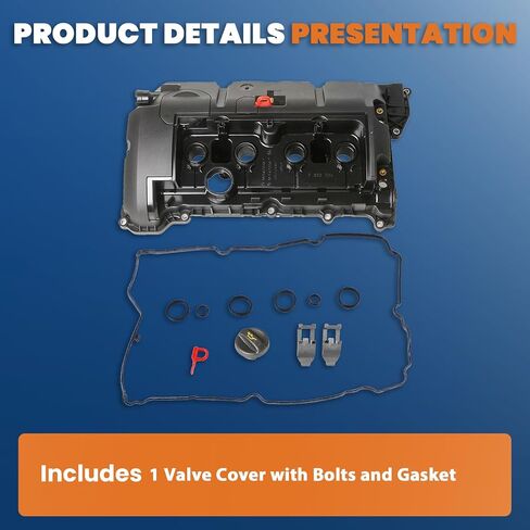 Engine Valve Cover 11127646554 Compatible for Mini Cooper 1.6 Non-Turbo 2007-2016 in Saudi Arabia