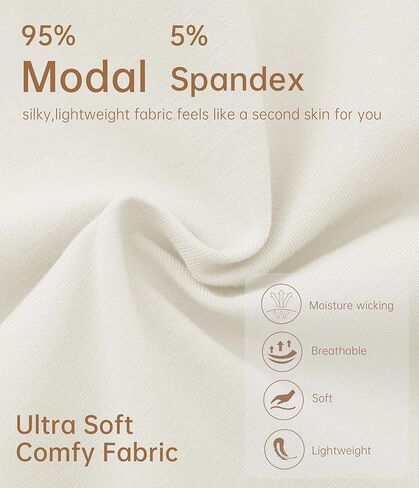 ANLIQI Women's Modal Underwear Soft Hipster Panties for Women Pack Moisture Wicking & Breathable Underwear Ladies Underpants in Kuwait