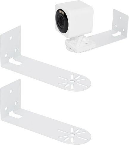 2 Pack Metal Wall Mount Compatible with Eufy Security Indoor Cam E220 & P24 Eufycam 2c/2, Camera Mounting Bracket Get The Best View Support Ceiling Corner Installation in Saudi Arabia