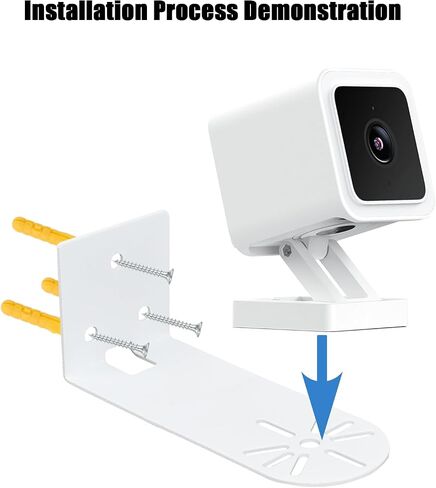 2 Pack Metal Wall Mount Compatible with Eufy Security Indoor Cam E220 & P24 Eufycam 2c/2, Camera Mounting Bracket Get The Best View Support Ceiling Corner Installation in Saudi Arabia
