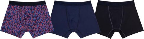 Pair of Thieves 4-Way Stretch Boxer Briefs for Men, 3-Pack Ultra Soft, Breathable, No-Roll Waistband & No-Chafe Seams in Saudi Arabia