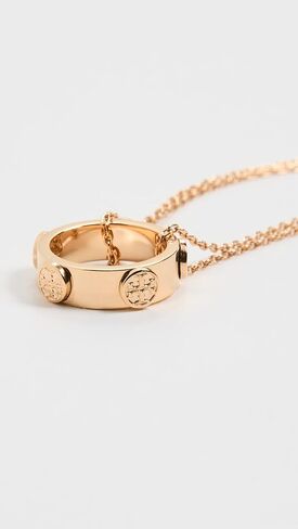 Tory Burch Women's Miller Stud Circle Pendant Necklace in Saudi Arabia