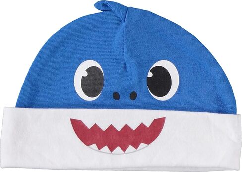 Baby Shark Baby Boys Clothing 3-Piece Set with Bodysuit, Pants, and Cap Newborn Clothes in Kuwait