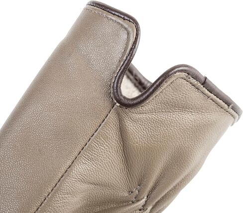 قفازات جلدية عصرية شتوية للنساء، بطانة دافئة من الكشمير، قفازات لقيادة الرسائل النصية تعمل باللمس in Kuwait