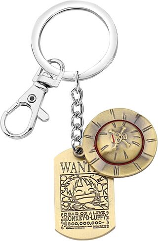 FAADBUK Anime Jewelry Bronze Straw Hat Necklace Bronze Straw Hat Keychain Cosplay Fans Gift in Saudi Arabia