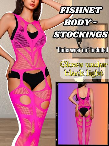 جوارب الجسم للنساء المثيرة، ملابس داخلية شبكية على شكل هيكل عظمي، ملابس رائعة لحفلات الهالوين المتوهجة in Kuwait