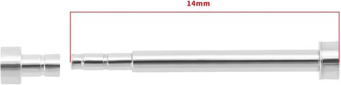 2 Sets Watch Strap Pin and Tube Repairing Kit 14mm Watchband Tubes Pins Compatible with Chanel J12 Woman's Watch for Watch with Lug Width of 16mm in Saudi Arabia