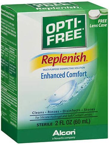 Opti-Free RepleniSH Multi Purpose Disinfecting Solution-2 Fl Oz (60 ml), Carry On Size in Kuwait
