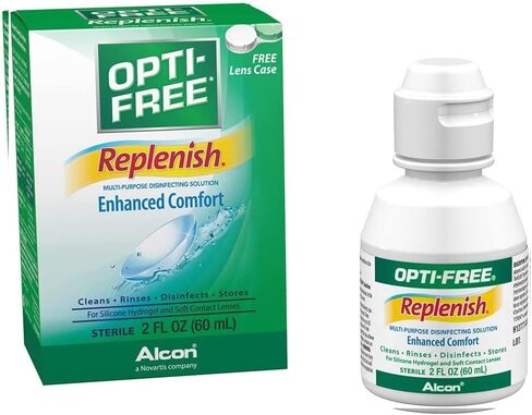 Opti-Free RepleniSH Multi Purpose Disinfecting Solution-2 Fl Oz (60 ml), Carry On Size in Kuwait