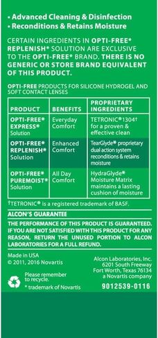 Opti-Free RepleniSH Multi Purpose Disinfecting Solution-2 Fl Oz (60 ml), Carry On Size in Kuwait