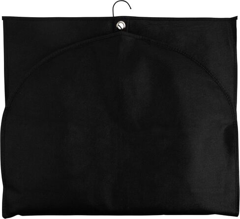 PARTY BARGAINS 40 Inch Non-Woven Garment Storage Bags - 5 Pieces | Black Fabric Clothes Cover Suit Bags for Wrinkle-Free Travel & Stylish Wardrobe Protection in Saudi Arabia