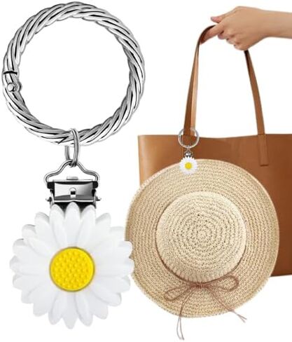 Hat Clip for Travel on Bag Backpack, Hat Holder Travel Accessories for Women Hat Clip for Hanging Sun Hats,Sunglasses,Car Keys- Travel Essentials Gifts for Women Mom Wife Girlfriend in Saudi Arabia