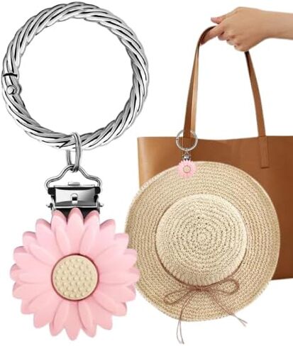 Hat Clip for Travel on Bag Backpack, Hat Holder Travel Accessories for Women Hat Clip for Hanging Sun Hats,Sunglasses,Car Keys- Travel Essentials Gifts for Women Mom Wife Girlfriend in Saudi Arabia