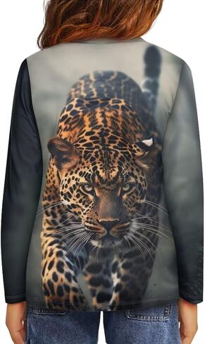 Uourmeti Long Sleeve Tops for Boys Graphic T Shirts Teen Girls Active Pullover Tees in Kuwait