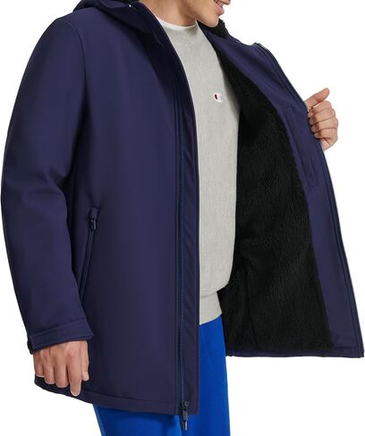 Champion Men's Mid-Length Soft Shell Performance Jacket with Sherpa Lining in Saudi Arabia
