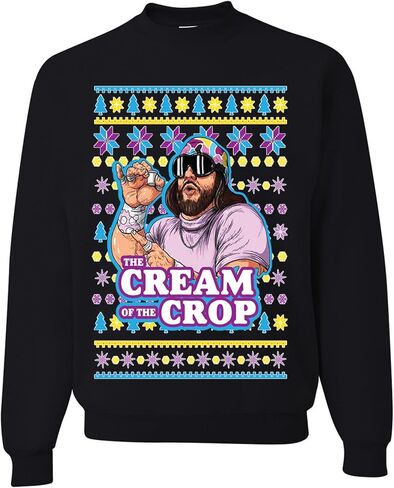 wild custom apparel The Cream Of The Crop Ugly Chrismtas Sweater Crewneck Sweatshirt in Saudi Arabia