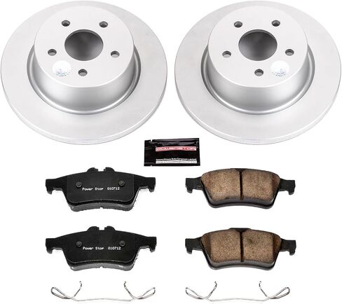 Power Stop KOE6398 Autospecialty Rear Replacement Brake Kit-OE Brake Rotors & Ceramic Brake Pads in Saudi Arabia