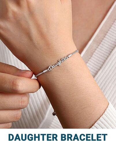 Bracelets for Mom/Daughter, Birthday Christmas Mothers Day Valentines Day Gifts for Women in Kuwait