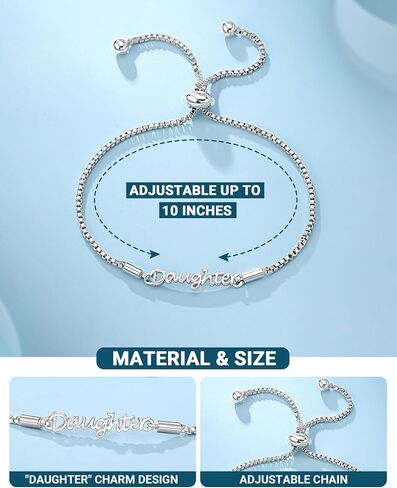 Bracelets for Mom/Daughter, Birthday Christmas Mothers Day Valentines Day Gifts for Women in Kuwait