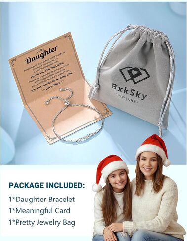 Bracelets for Mom/Daughter, Birthday Christmas Mothers Day Valentines Day Gifts for Women in Kuwait