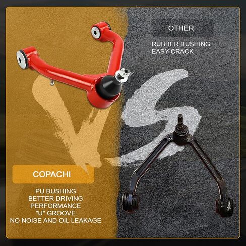 أذرع التحكم العلوية الأمامية للرفع 2-4 بوصة مع مفصل كروي يناسب تاهو سيلفرادو سييرا 1500 2007-2018، طقم تعليق مكون من قطعتين أذرع تحكم قابلة للتعديل تناسب يوكون أفالانش سوبربان 2007-2014 in Kuwait