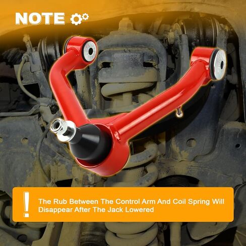 أذرع التحكم العلوية الأمامية للرفع 2-4 بوصة مع مفصل كروي يناسب تاهو سيلفرادو سييرا 1500 2007-2018، طقم تعليق مكون من قطعتين أذرع تحكم قابلة للتعديل تناسب يوكون أفالانش سوبربان 2007-2014 in Kuwait